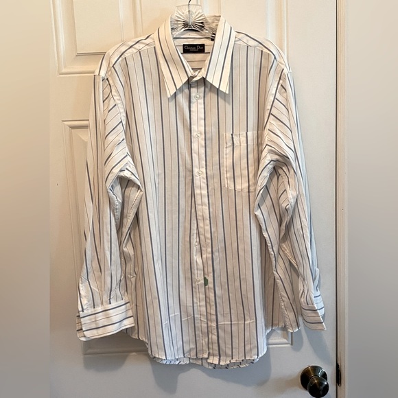 christian dior monsieur dress shirt Vintage CHRISTIAN DIOR Monsieur Shirt White Cotton Formal 15/38. Never worn